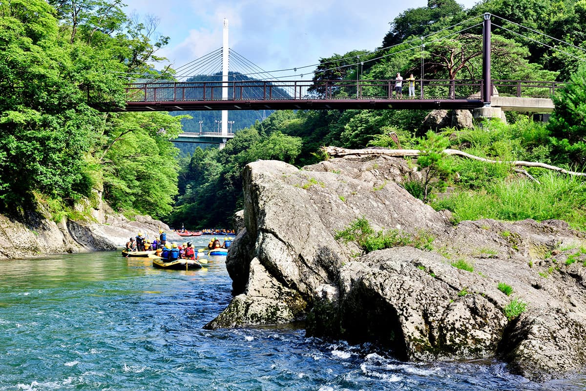 Rafting vs Canyoning outdoor comparison in Minakami