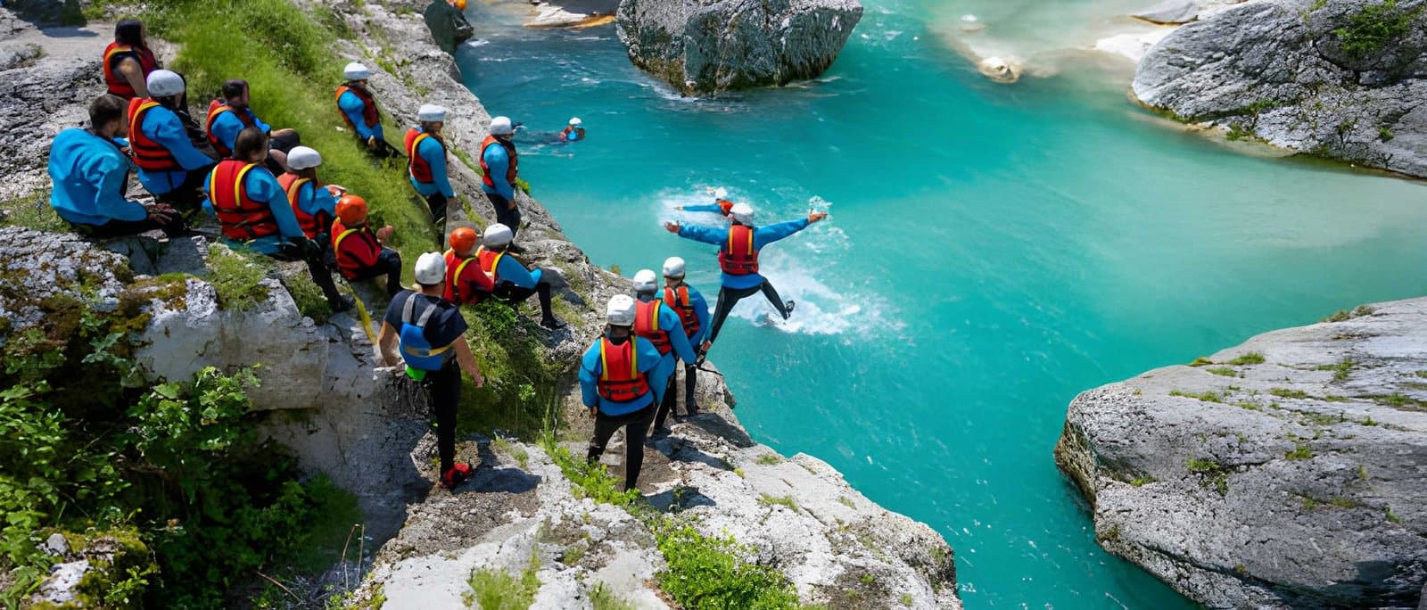 Canyoning in Minakami, Gunma